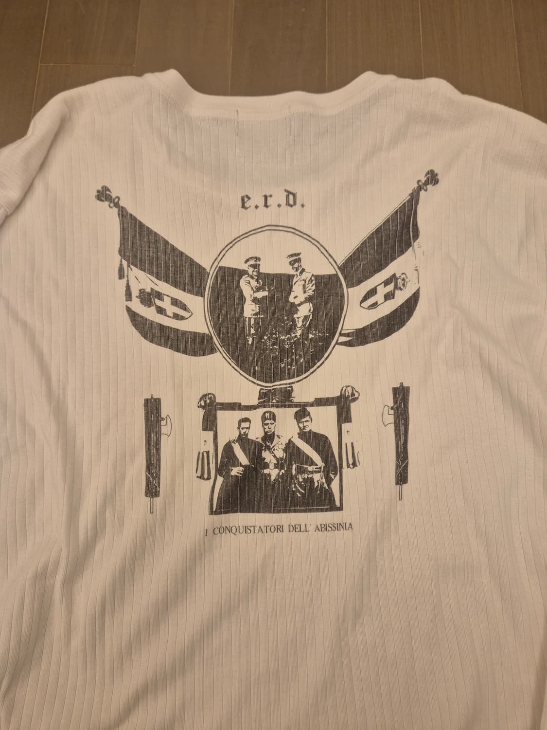 Erd Architettura Di Mussolini Rib tshirt 상품이미지4