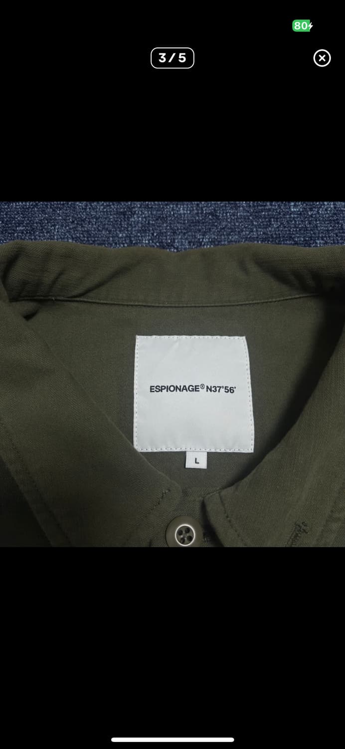 에스피오나지 올리브 자켓 상품이미지3