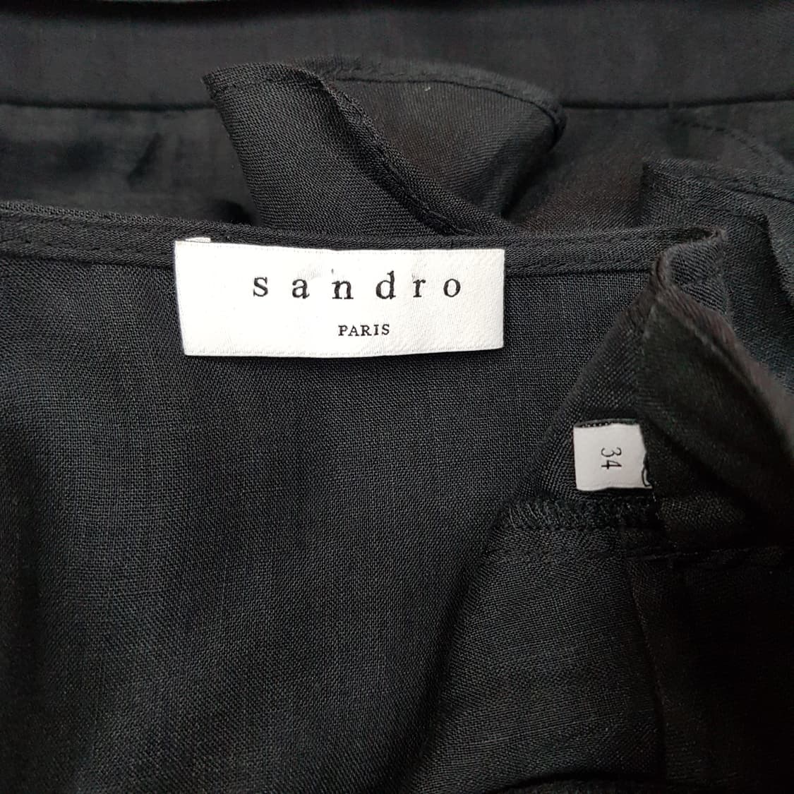 산드로 Sandro  러플 디테일 벨티드 점프슈트 34사이즈 상품이미지7