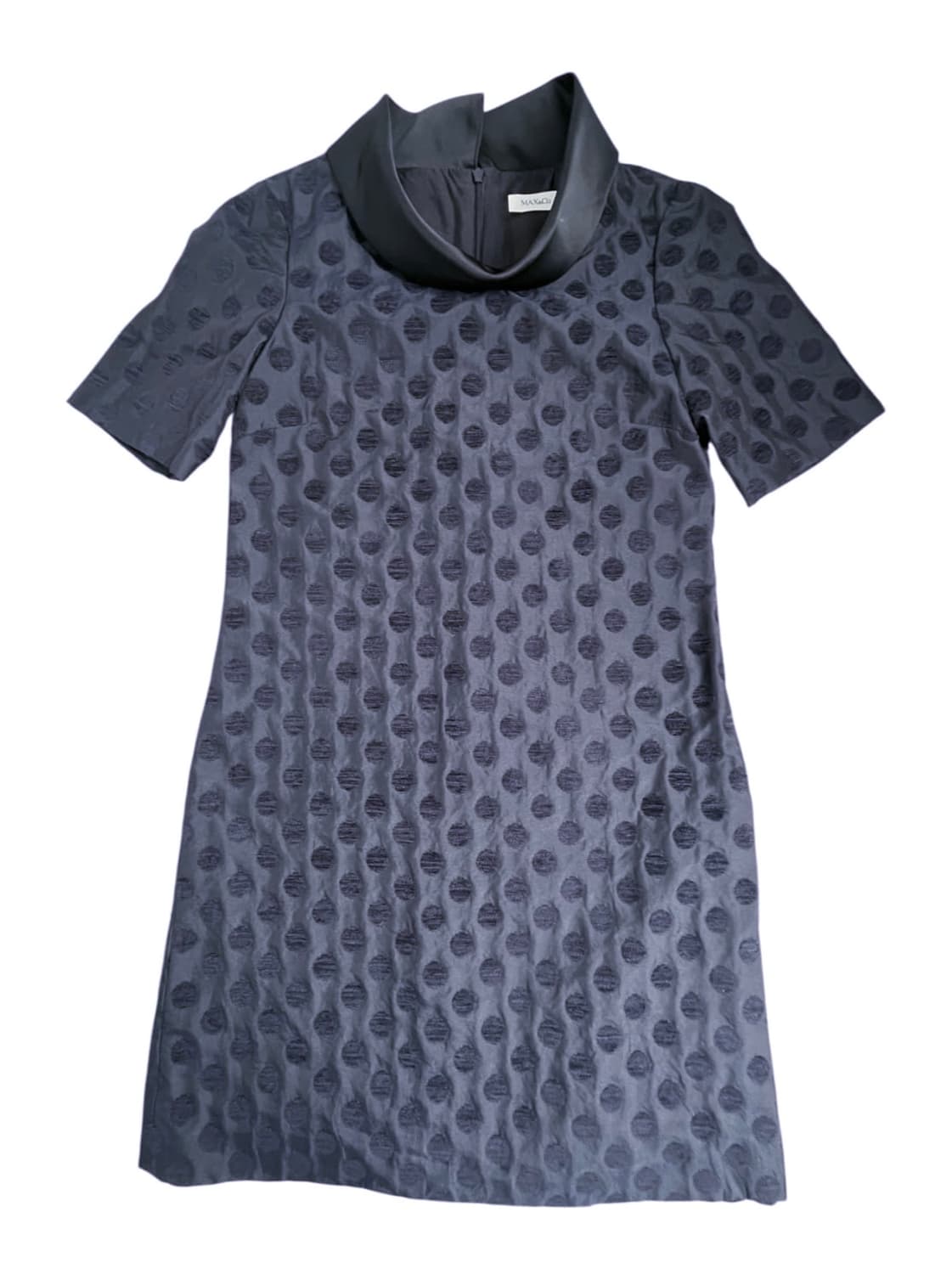 Max&co 막스앤코 하이넥 도트 반팔 원피스 상품이미지1