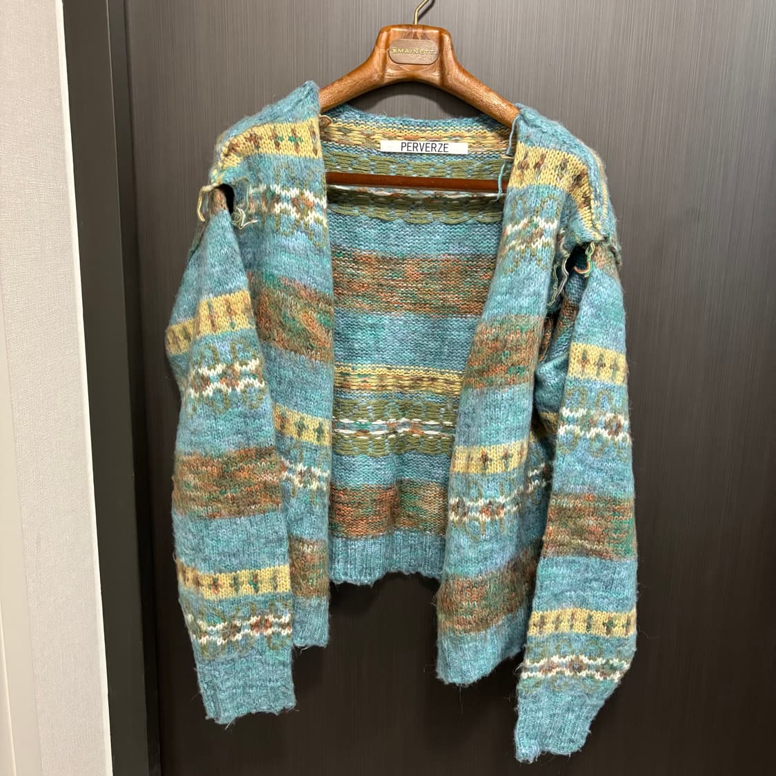 퍼버즈 모헤어 가디건 상품이미지1