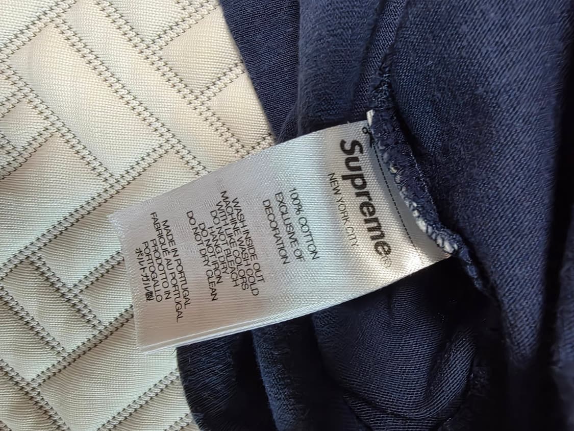 [M] 25ss Supreme Intarsia 빅 백로고 반팔 티셔츠 상품이미지7