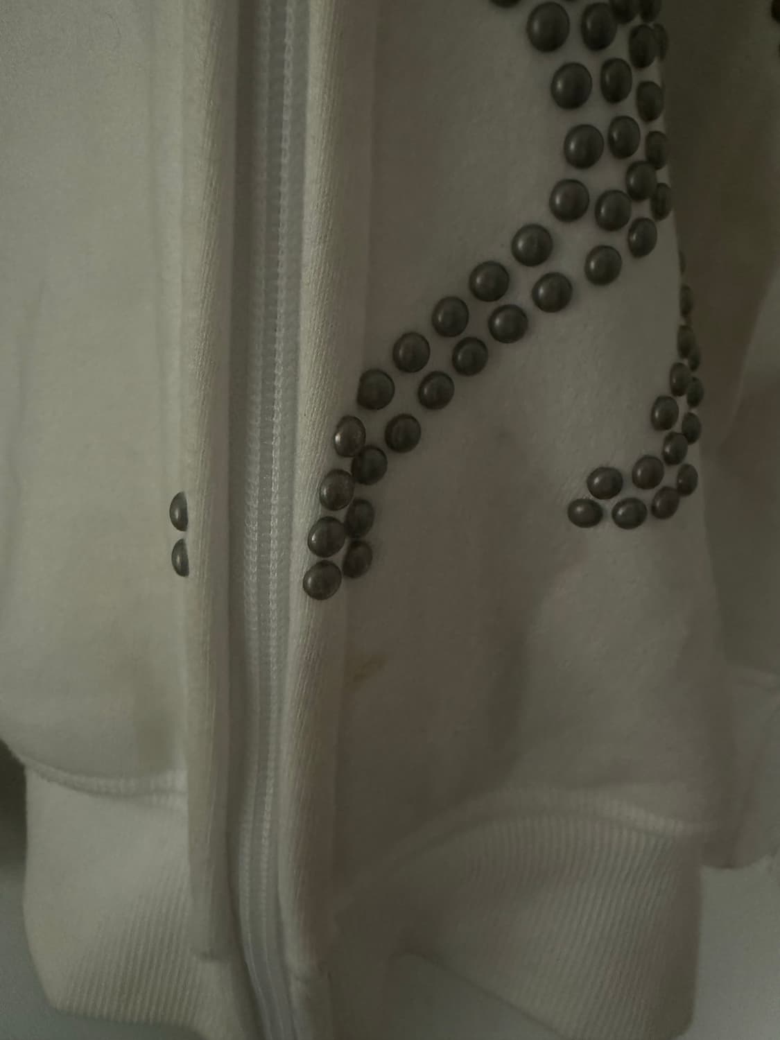 604서비스 스터드 후드집업 Studded Faux Fur Hoodie 상품이미지6