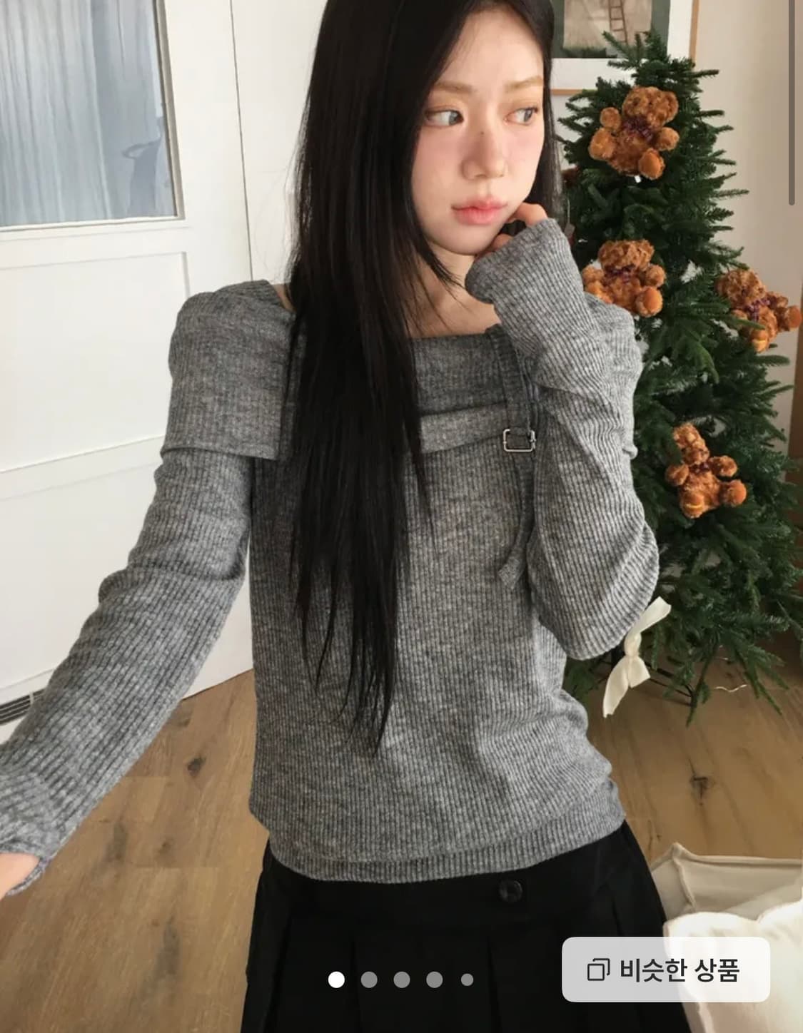 노비야카 stay buckle knit t 상품이미지1