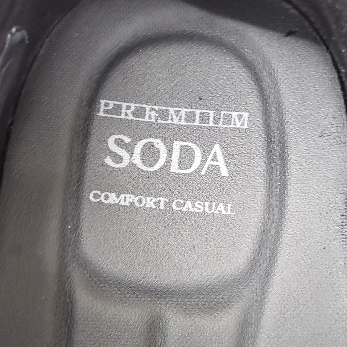 소다 남성 컴포트 캐주얼 로퍼 블랙 245mm 상품이미지5