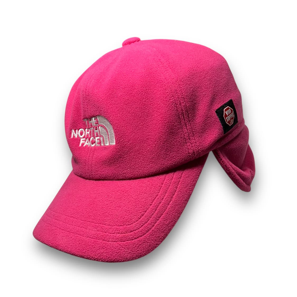 노스페이스 코랄 핑크 윈드스토퍼 이어플랩 플리스 볼캡 상품이미지3