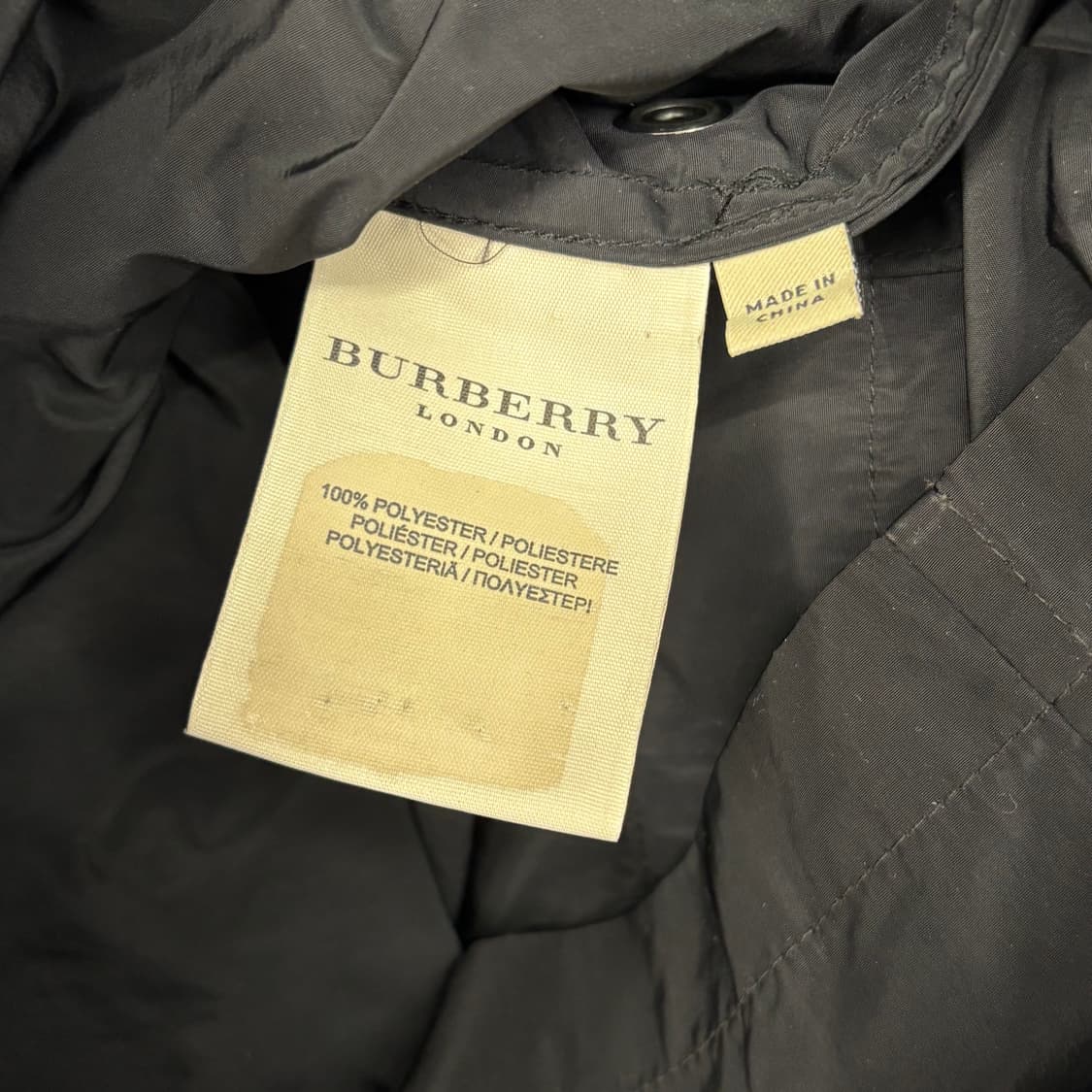 🫶🏻 버버리 Black 카고 집업버튼 자켓 🫶🏻 상품이미지5