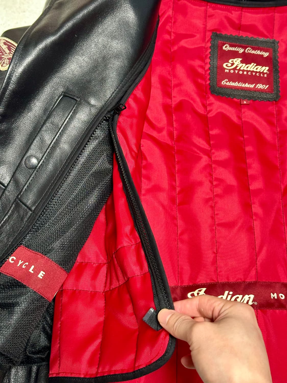 인디언 모터 사이클 홀스하이드 리버티 라이더 자켓 상품이미지7