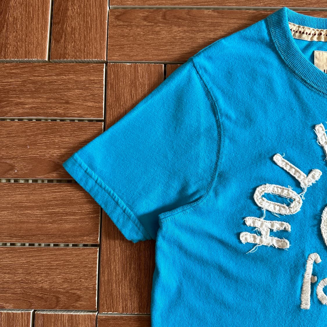 Hollister logo cotton 1/2 tee 상품이미지3