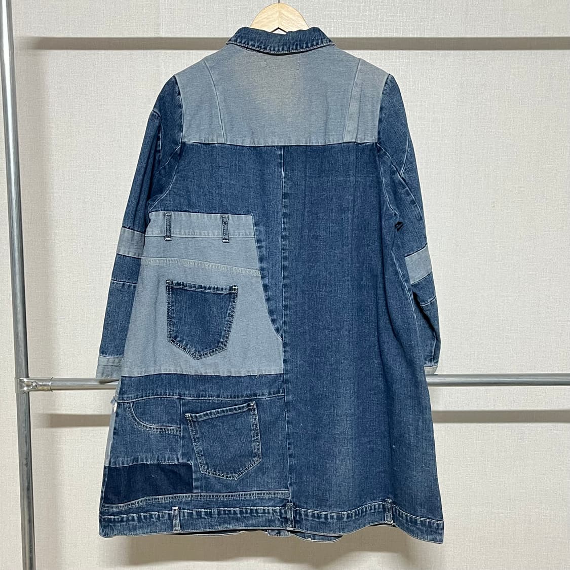 DENIM ITALY 데님 롱 자켓 S 상품이미지2