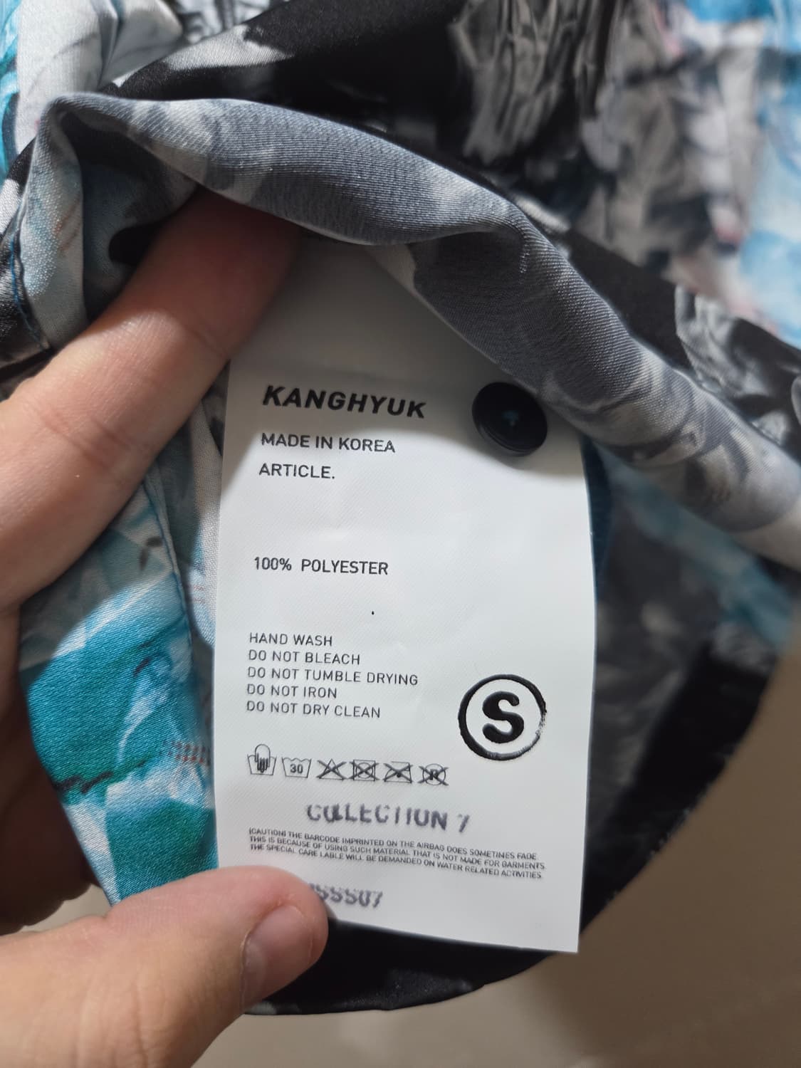 강혁 숏슬리브 셔츠 S사이즈 새상품 상품이미지3