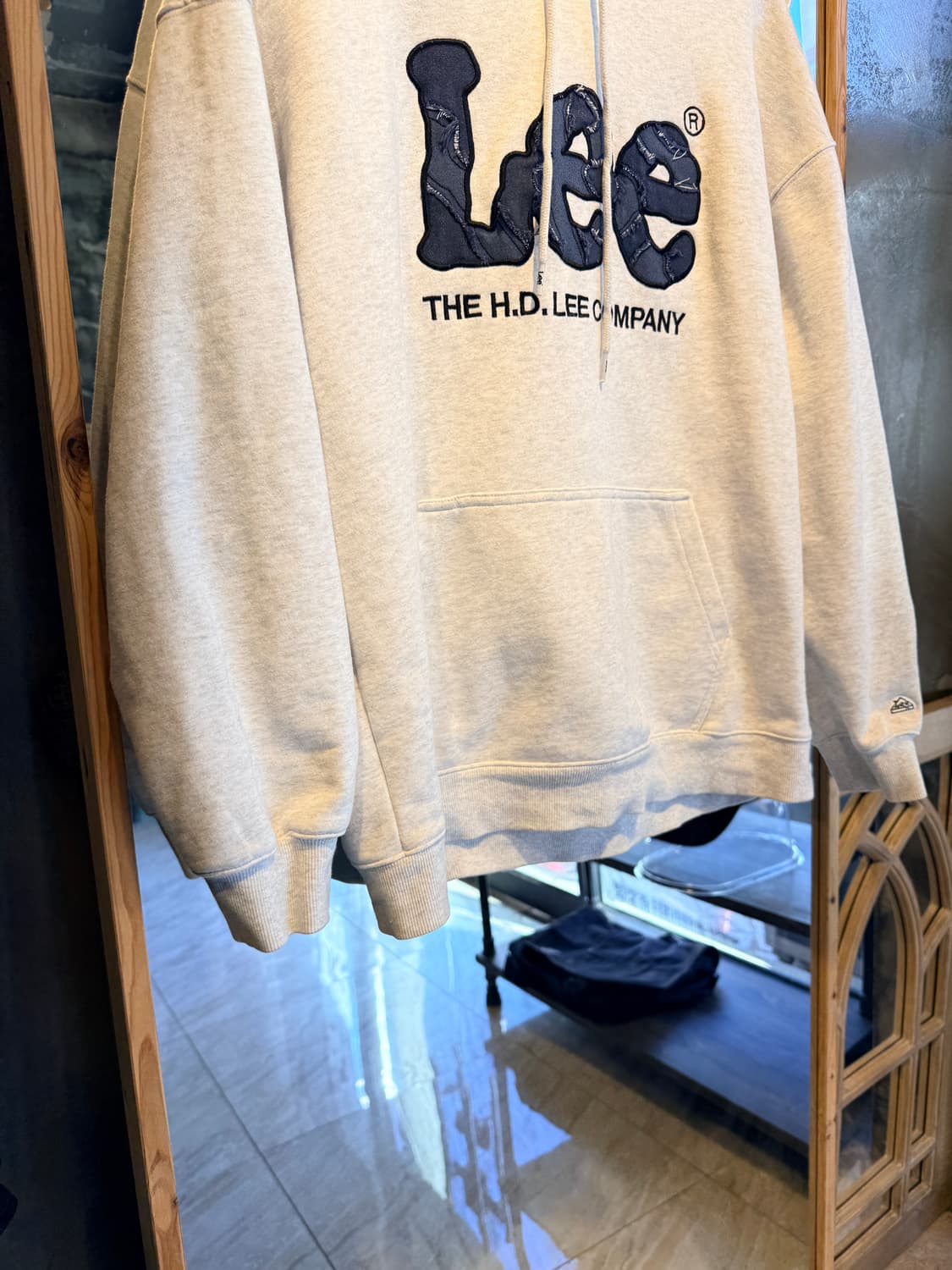 Lee 빅로고 빈티지 후드티 상품이미지3