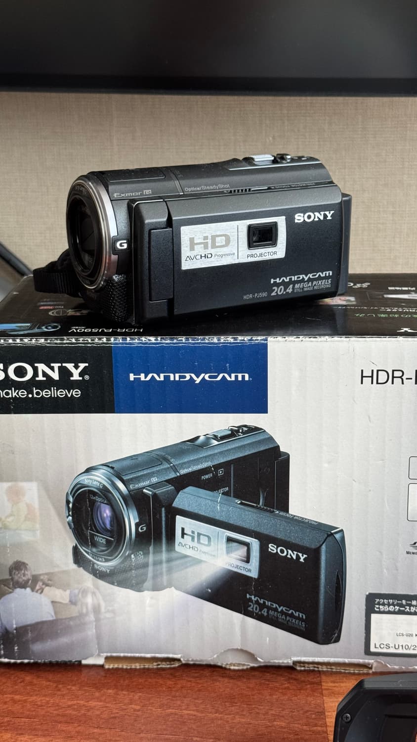 소니 SONY HDR-PJ590V 핸디캠 캠코더 풀박스 상품이미지3