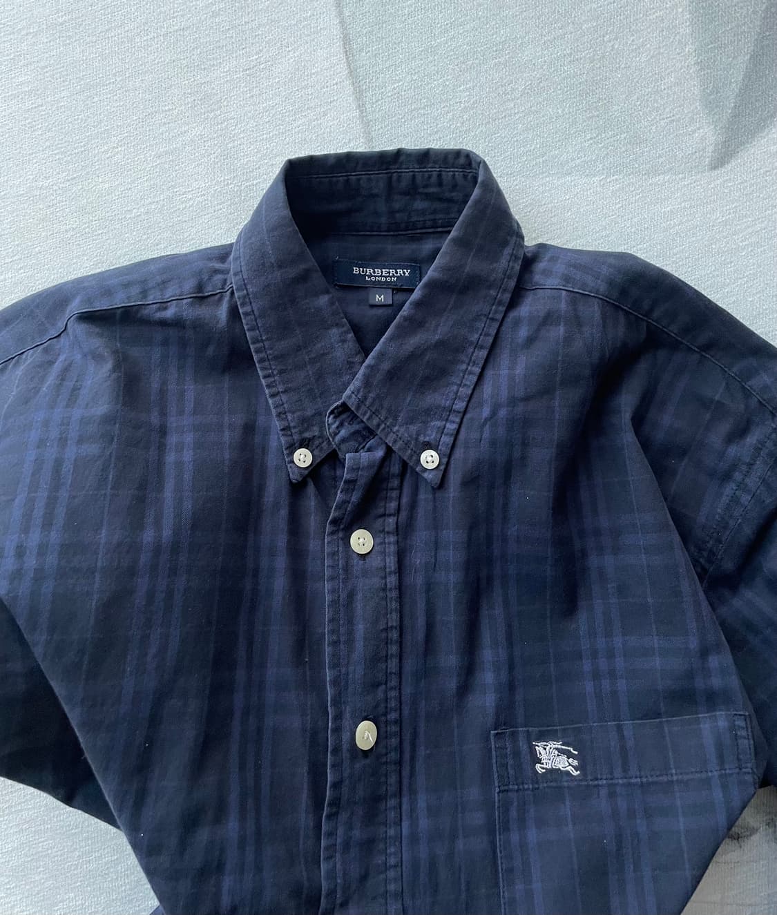 버버리 로고 체크 셔츠 남방 상품이미지4