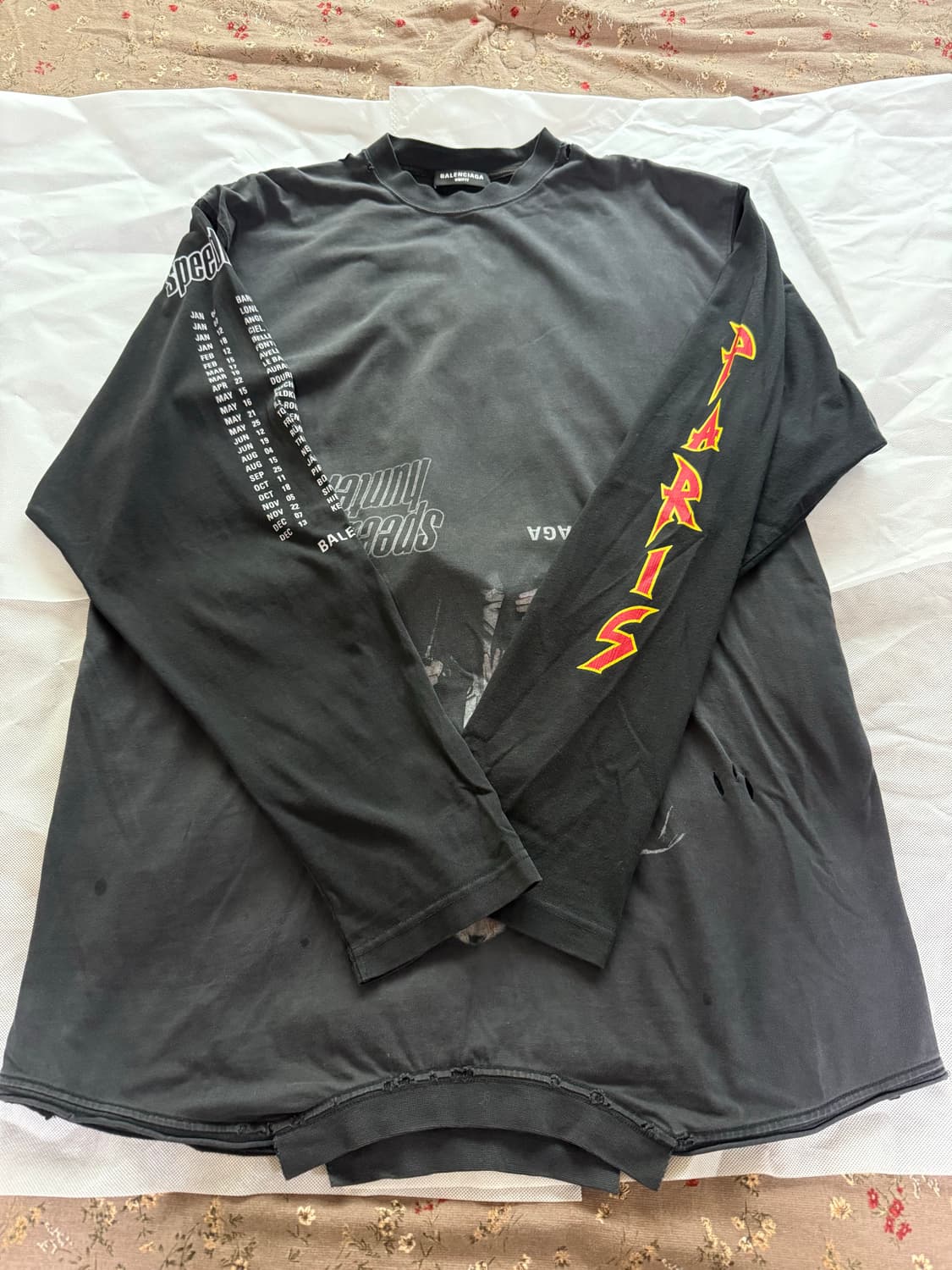 [2] 발렌시아가 스피드헌터 업사이드다운 롱슬리브 상품이미지3