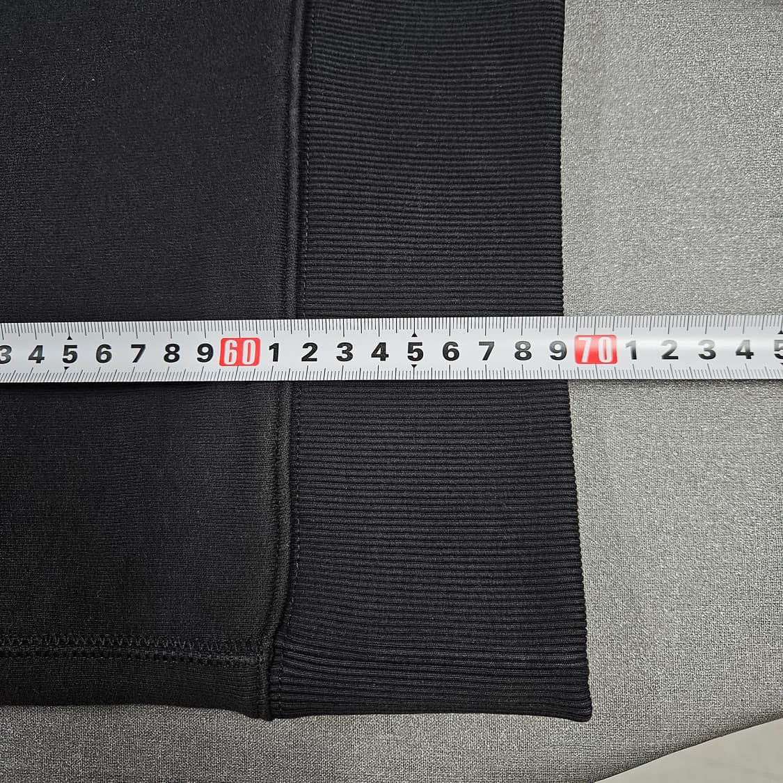 M 아디다스 파이어버드 올블랙 오버핏 맨투맨 상품이미지6