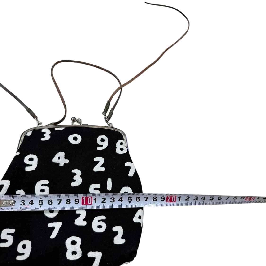 소우소우 캔버스 소프트 가마구치 크로스백 가방 블랙 상품이미지4