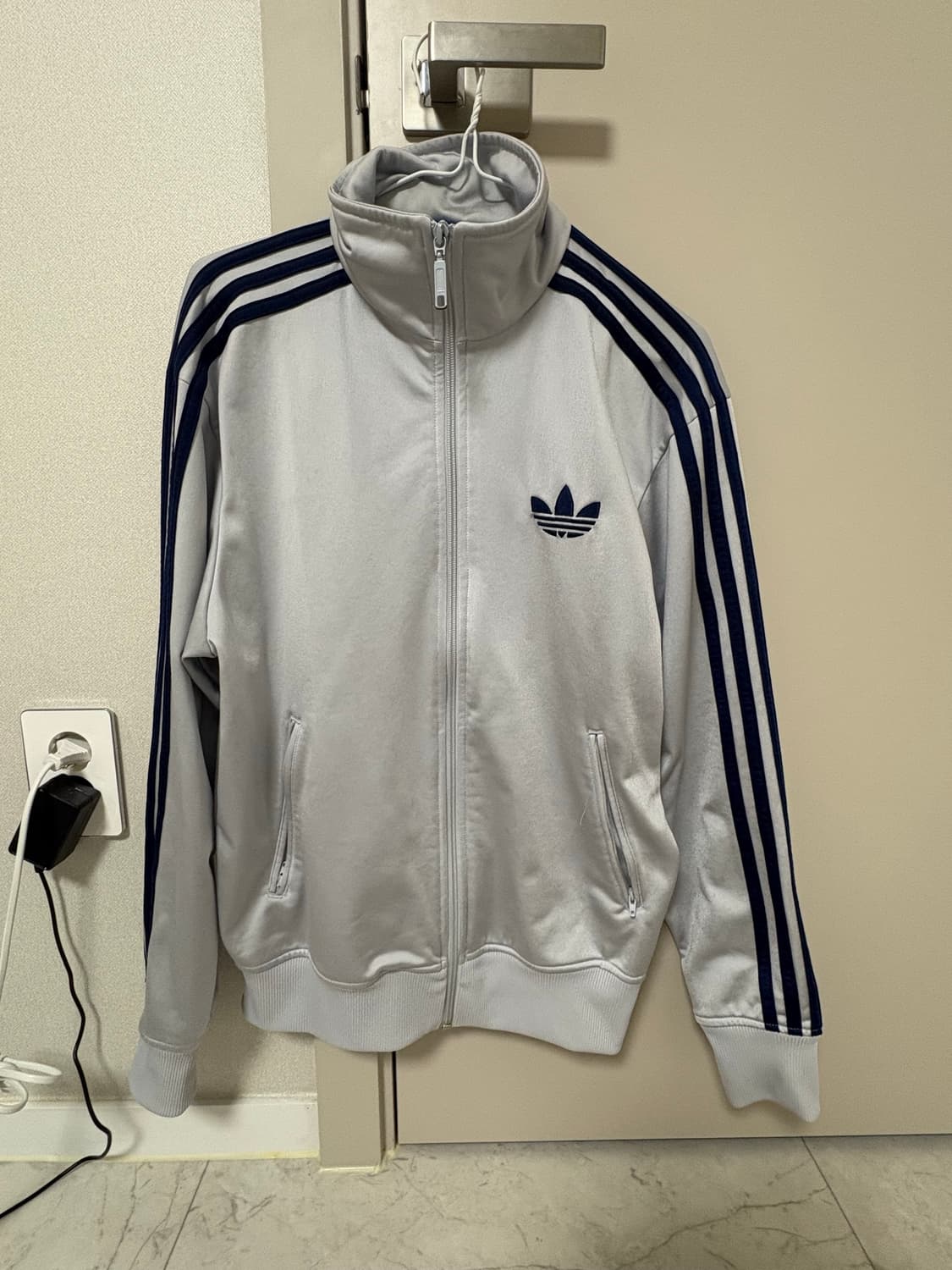 아디다스 파이어버드 실버 네이비 트랙탑 져지 95 상품이미지2