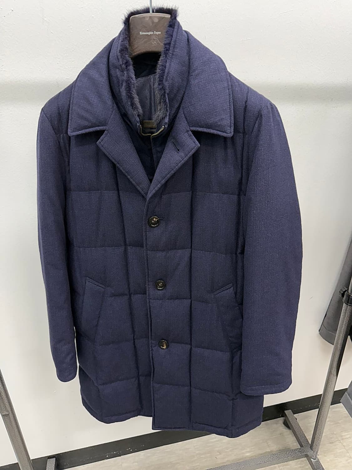 100) 갤럭시 밍크퍼 캐시미어 코트  상품이미지3