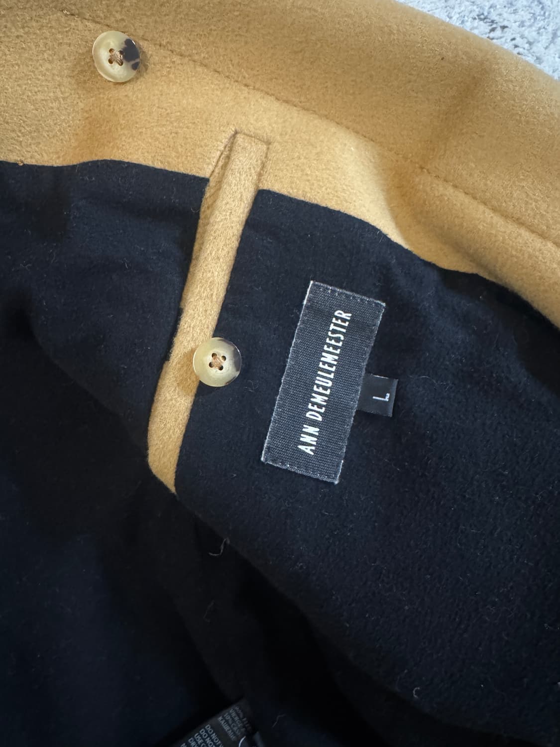 앤 드뮐미스터 백 로프 코트 L사이즈 상품이미지6