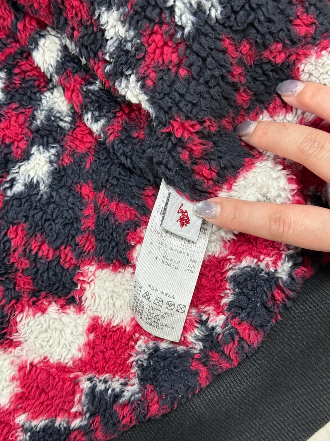 Us polo 양털 후드집업 상품이미지8