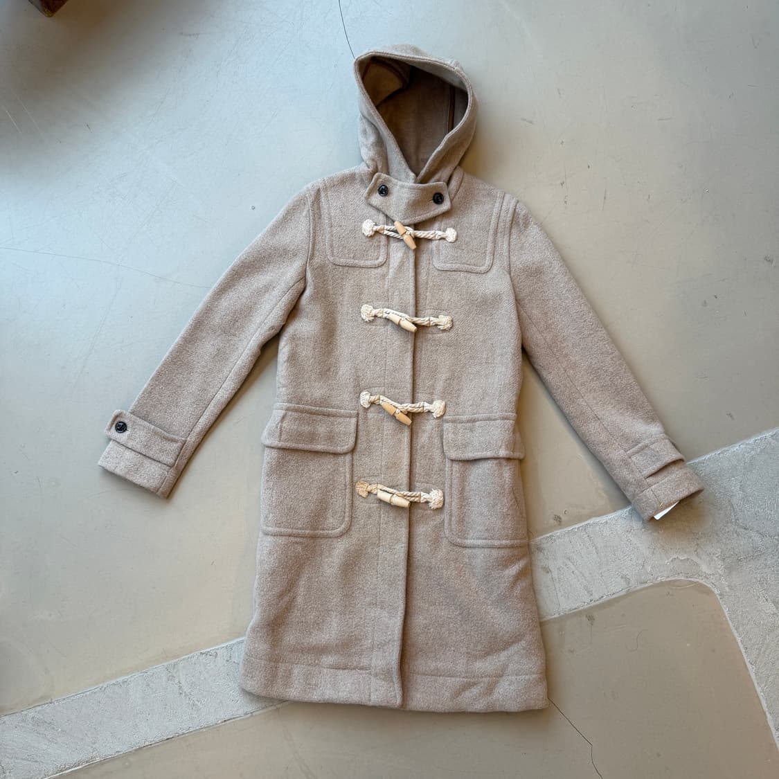 투데이 풀 울 더플 코트 상품이미지2