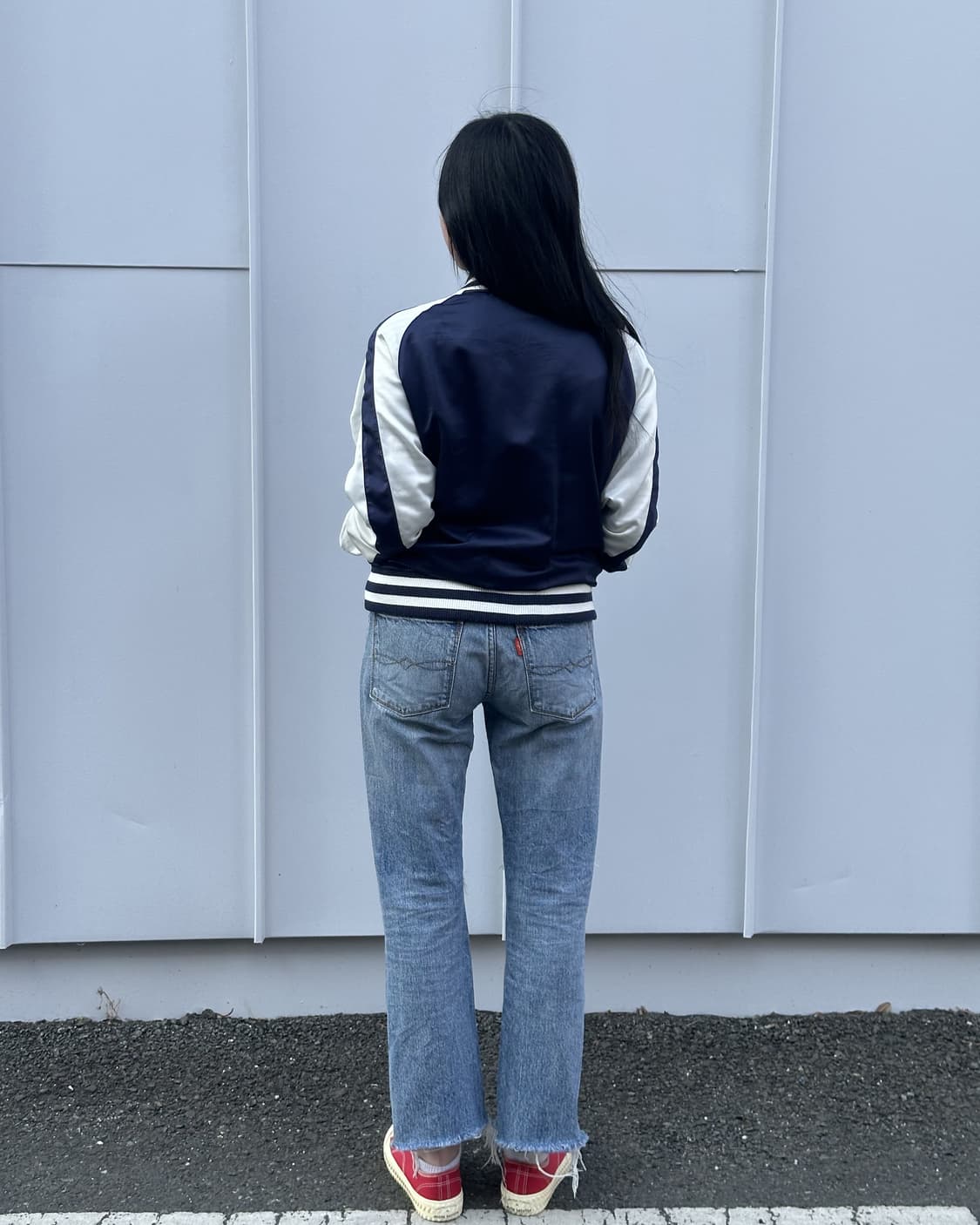 일본빈티지 UNGRID 찢청 상품이미지2