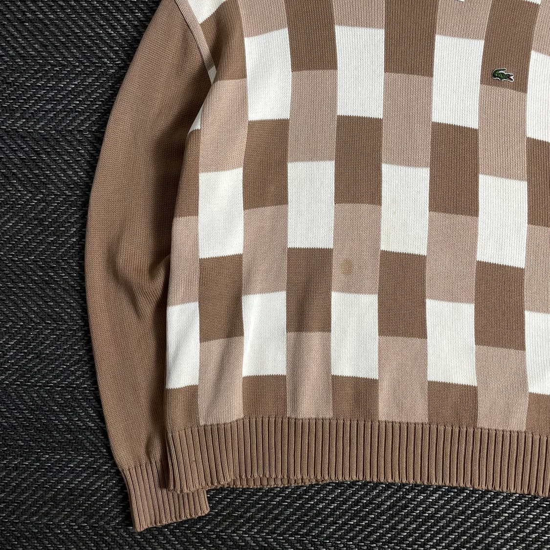 라코스테 자수로고 빈티지 패턴 니트o 2995 상품이미지3