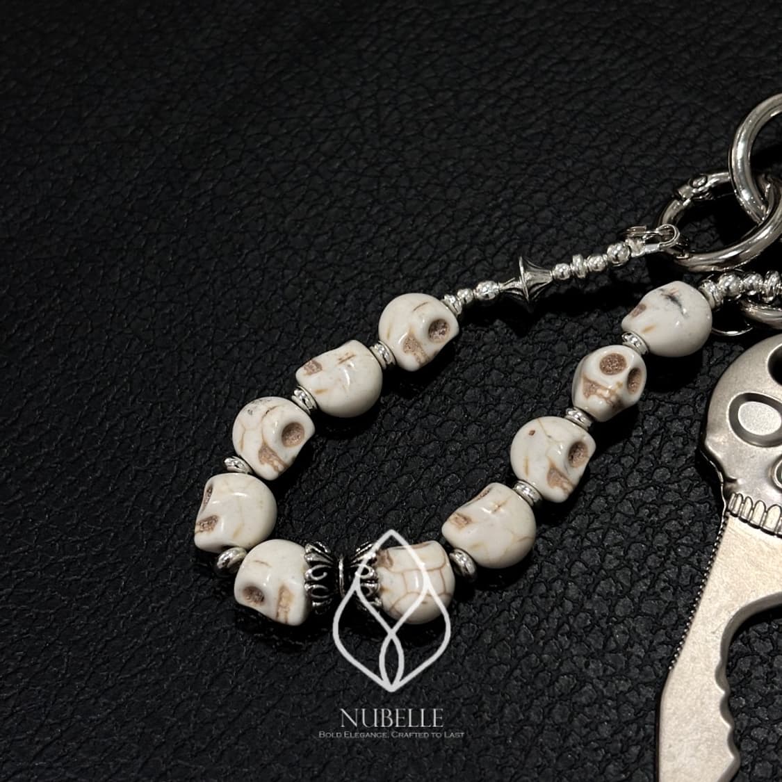 🌗 Skull ring keyring / 빈티지 스컬 키링 열쇠고리 상품이미지4