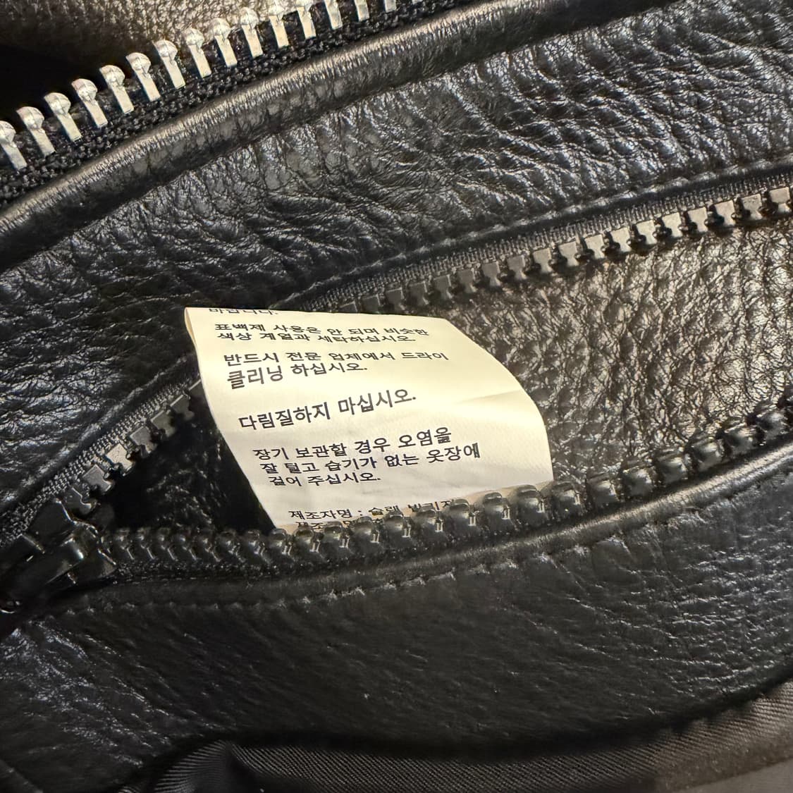 (LOFI) 소가죽 싱글 라이더 투웨이 자켓 상품이미지5