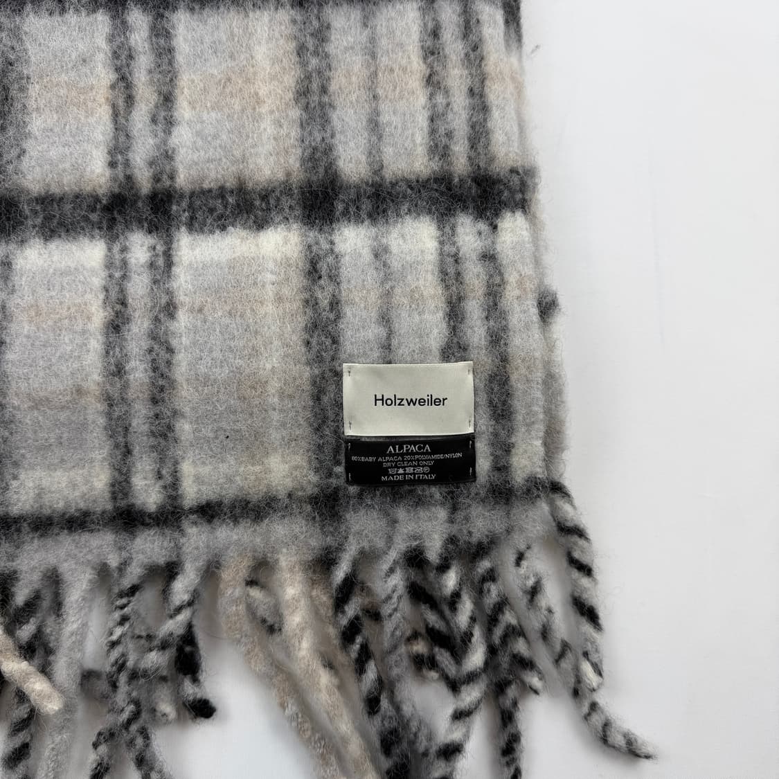 홀츠베일러 HOLZweiler 알파카 모헤어 머플러 상품이미지2