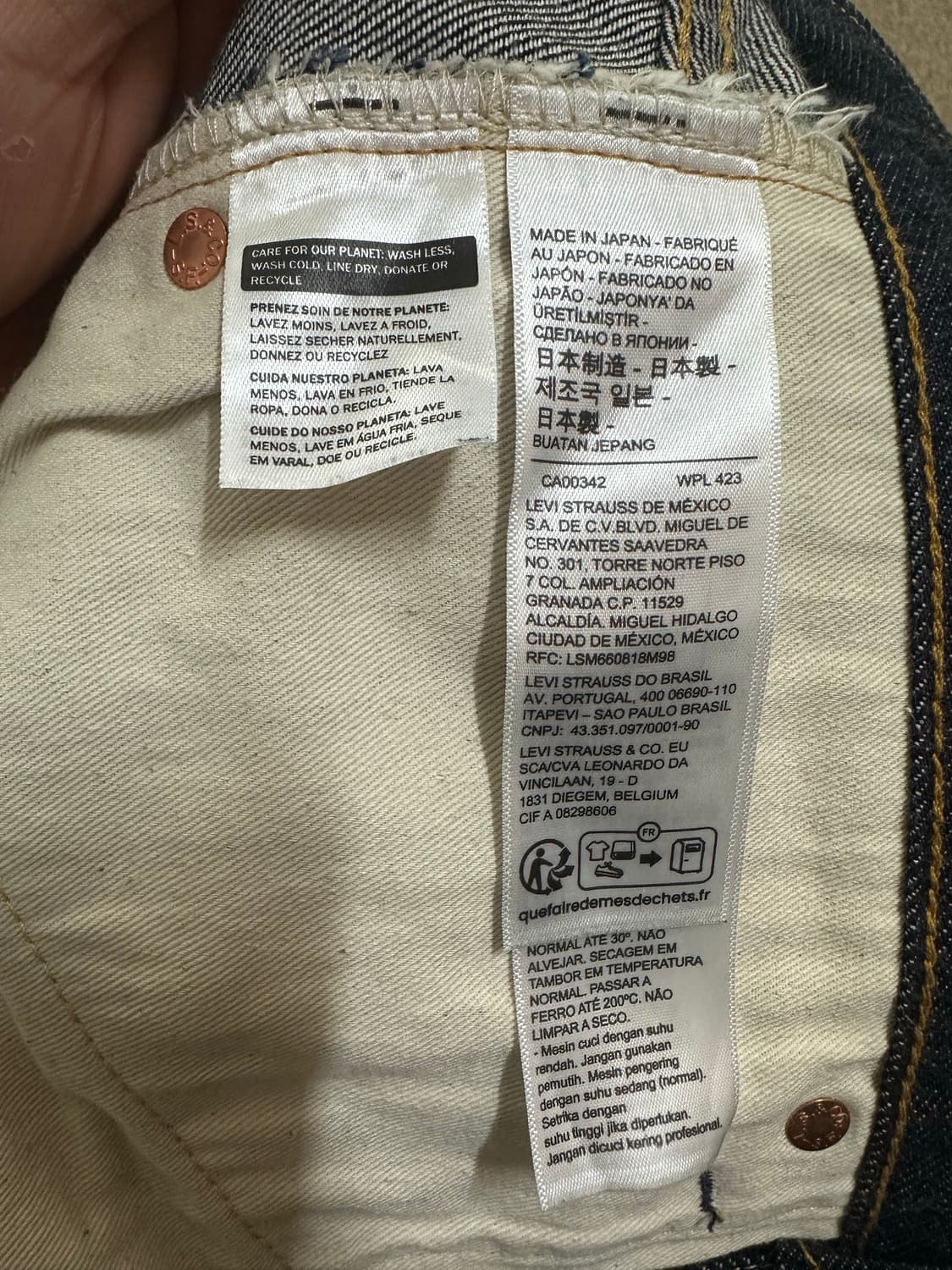 리바이스 LVC 55501 리지드 데님 상품이미지4