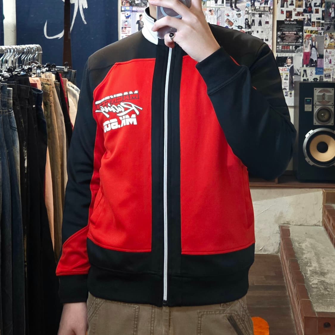 레이싱 무드 폴리 져지 트랙탑 상품이미지2