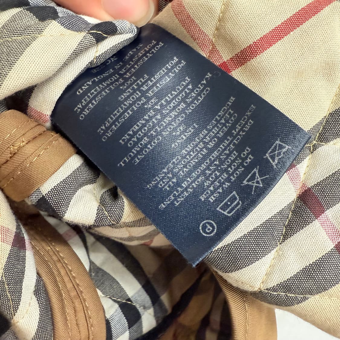 버버리 브라운 퀄팅 자켓 m 상품이미지5