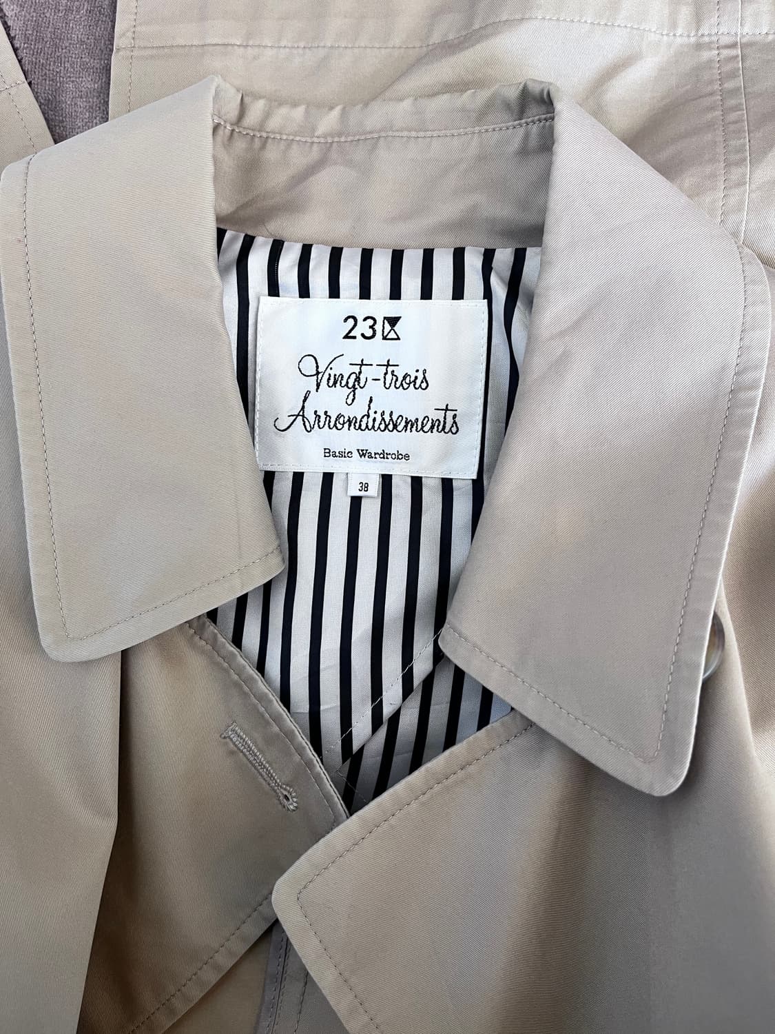 23구 여성 트렌치코트 38사이즈 상품이미지7