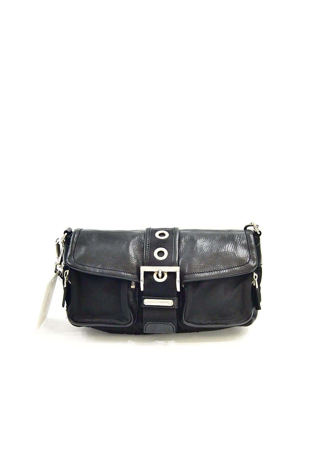 프라다 포코노 & 레더 버클 펀칭 숄더백(정품) 상품이미지1