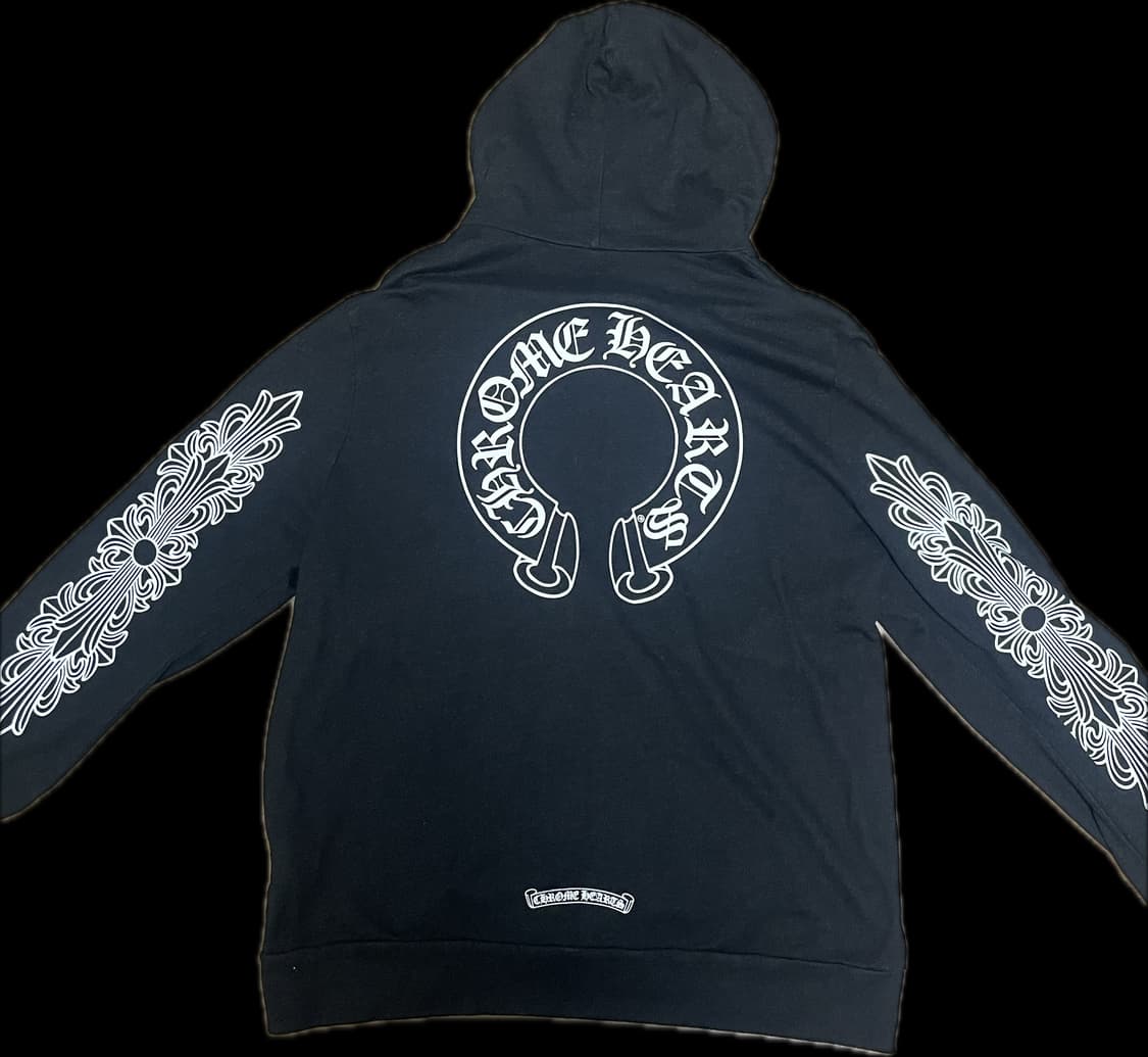 크롬하츠 홀스슈 플로랄 후드집업 xl 상품이미지2