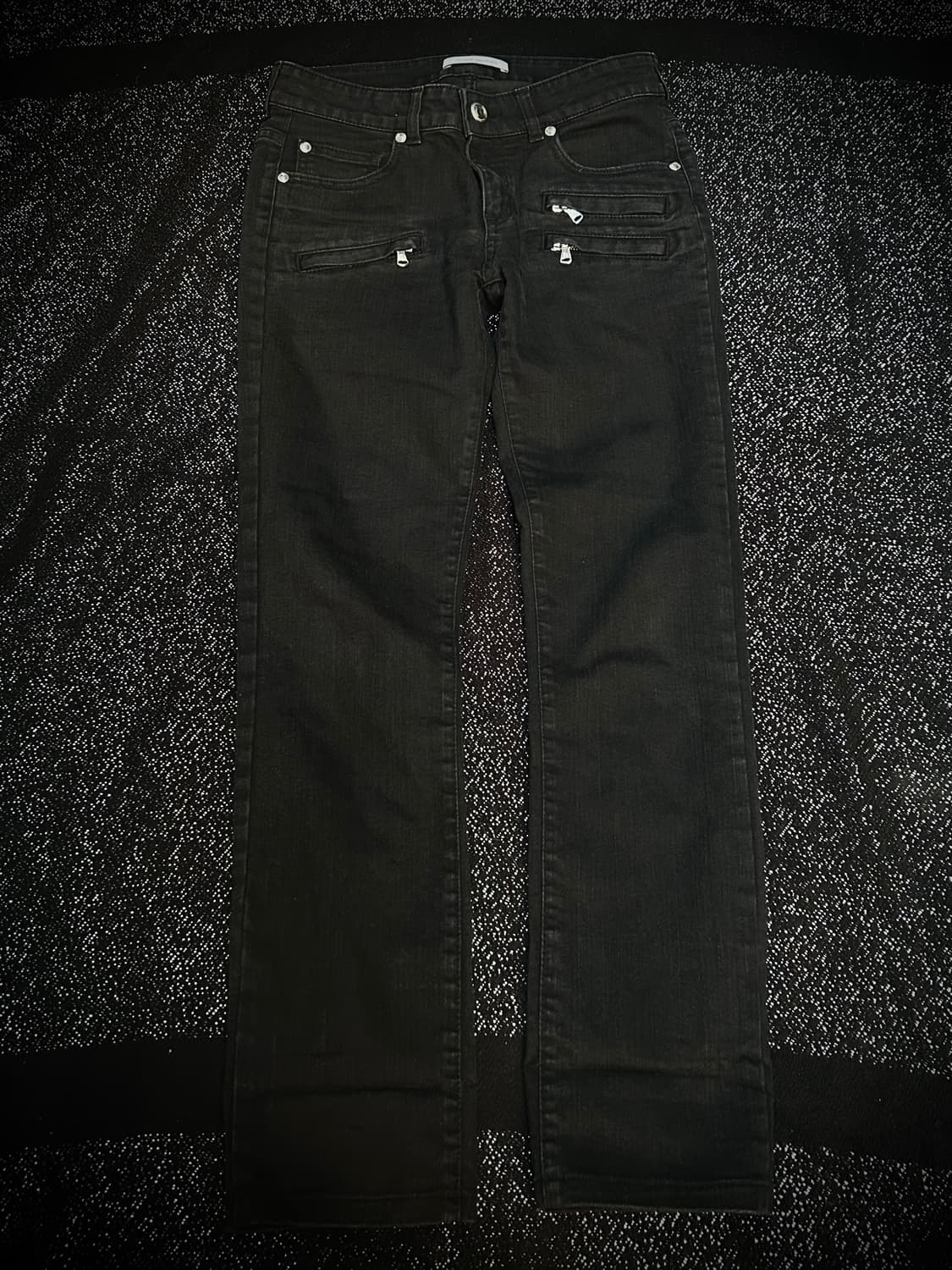 PIERRE BALMAIN 블랙 슬림핏 데님팬츠  상품이미지1