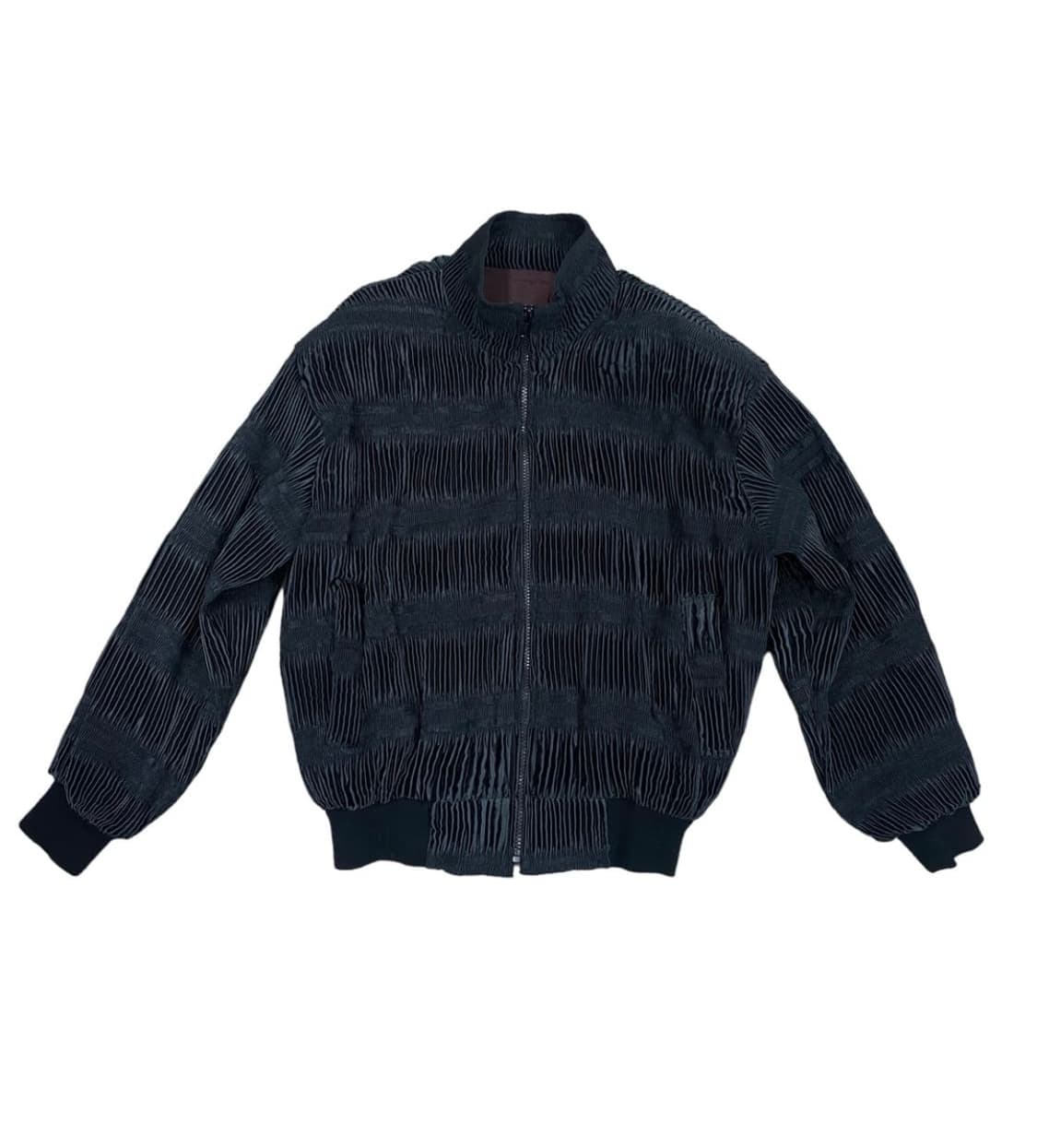 빈티지 플리츠 블루종 봄버자켓 상품이미지1