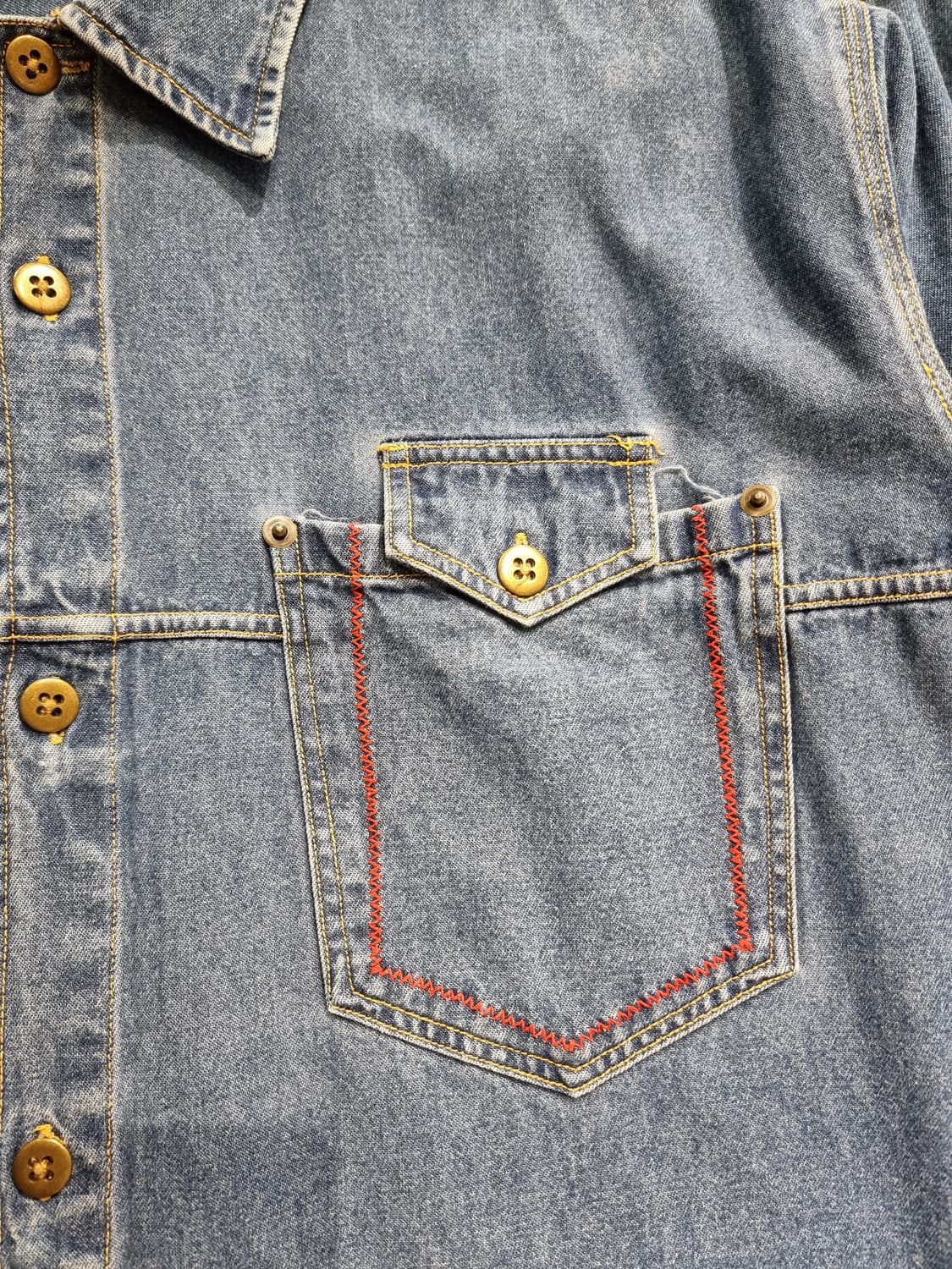 JPN vintage 데님셔츠  상품이미지5