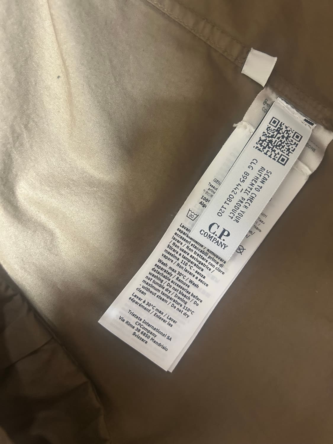 (새상품) cp컴퍼니 셔츠 자켓 브라운 상품이미지5