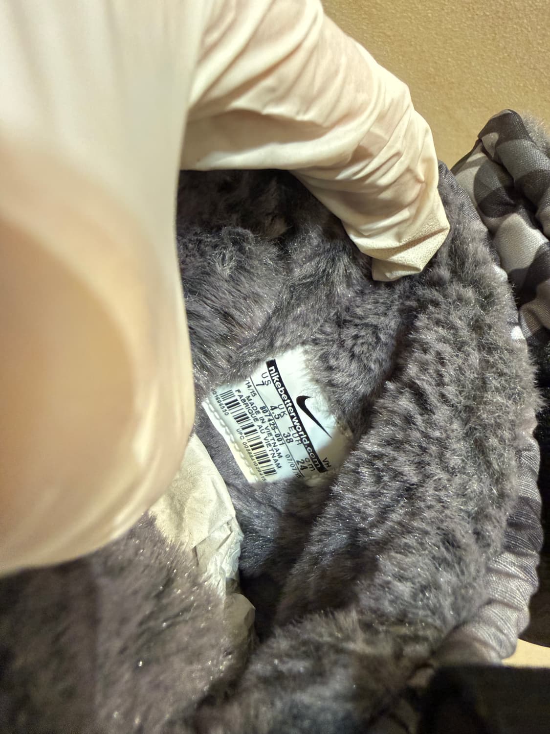 (1회착) 나이키 카모 방한 부츠 240 어그 등산 미들부츠 털신 패딩 상품이미지5