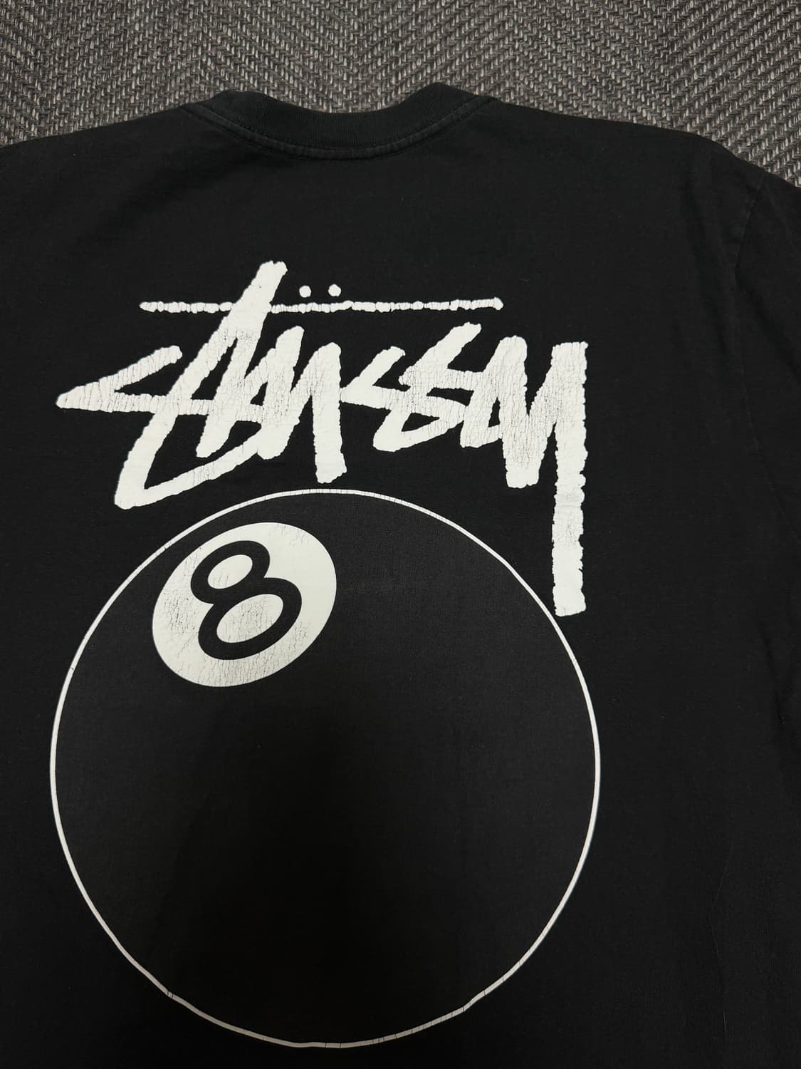 스투시 8볼 티셔츠 블랙 - 22SS 상품이미지3