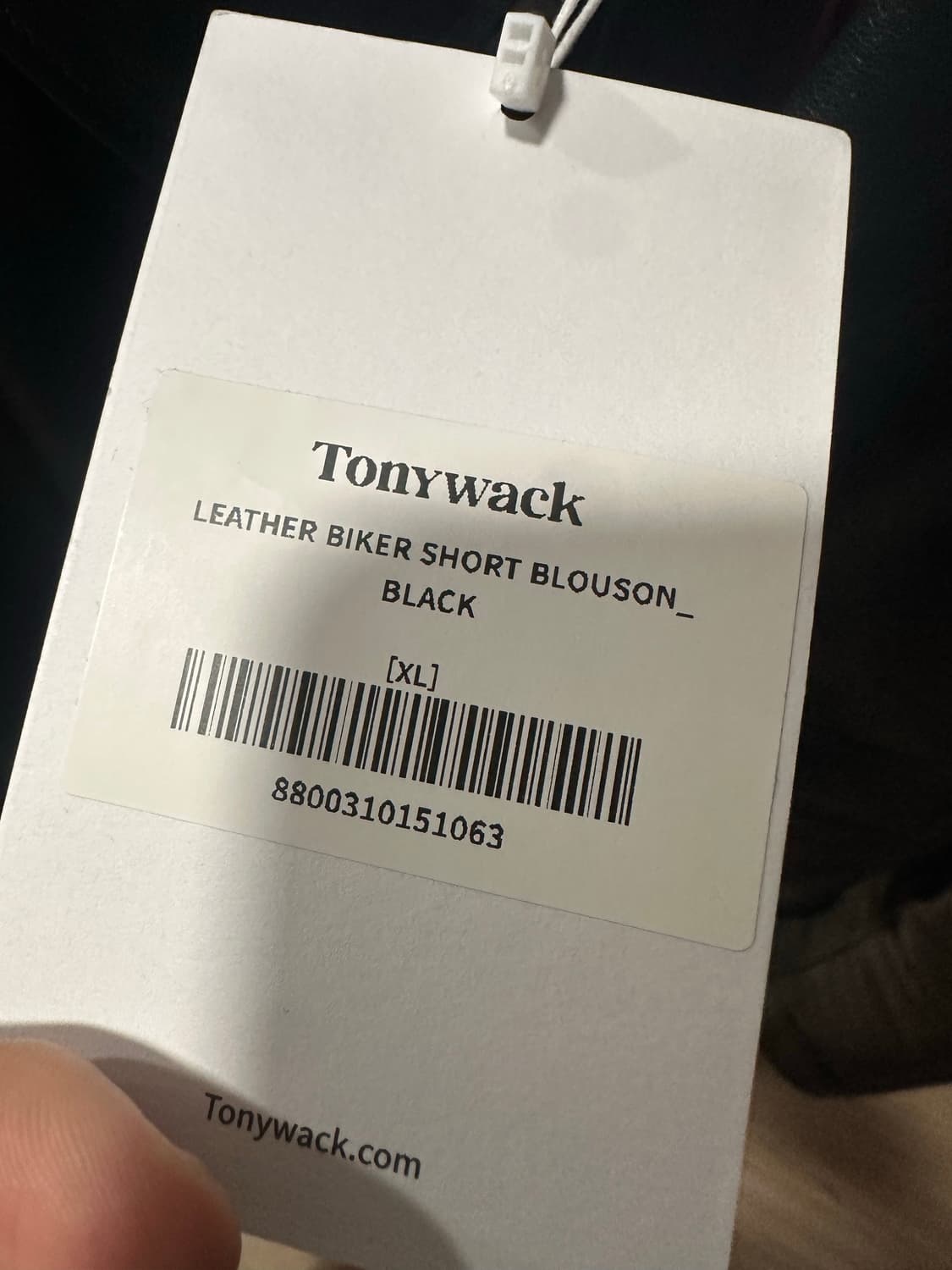 Tonywack Calf Leather Zip Blouson Jacket 상품이미지3