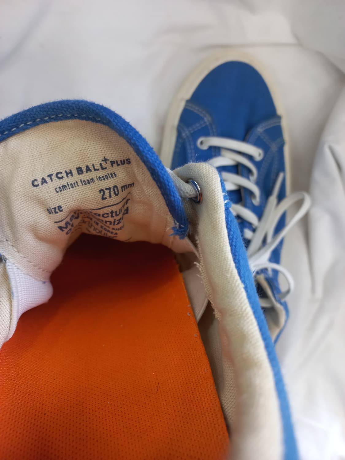 캐치볼 플러스 블루 스니커즈 270mm 상품이미지6