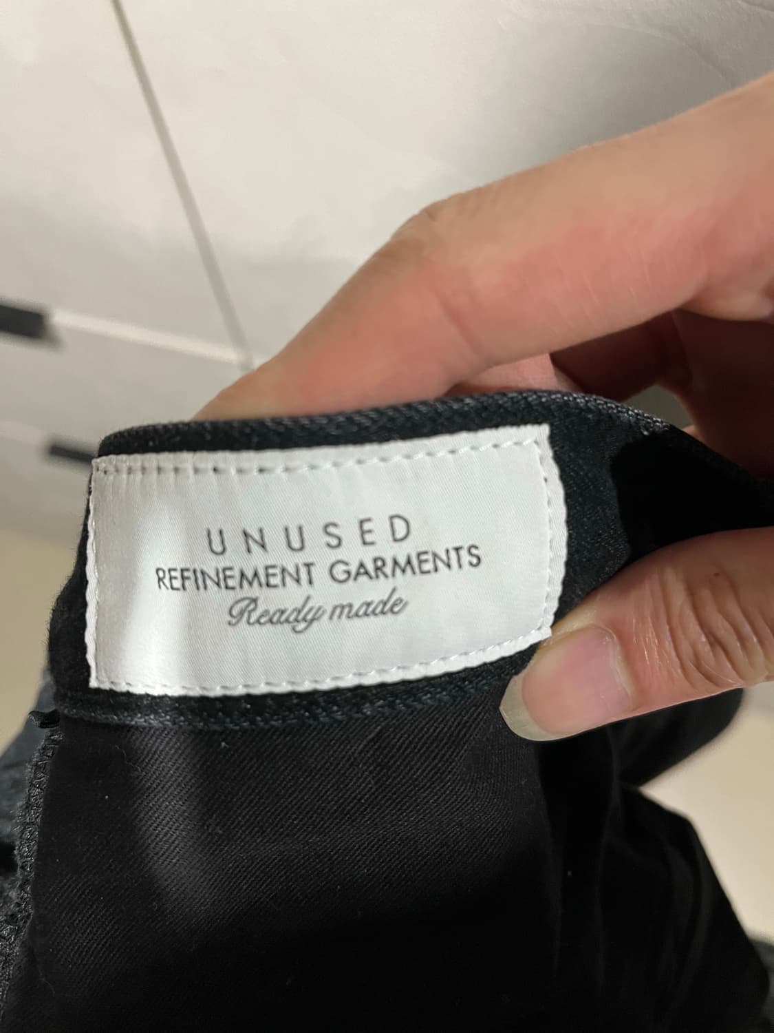 언유즈드 블랙 워시드 데님 3 사이즈 상품이미지3