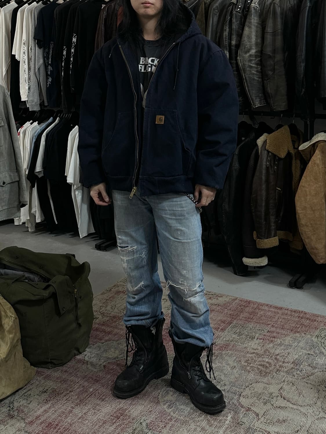 OG 칼하트 J130 액티브 자켓 칼하트 MDT 후드 자켓 상품이미지10