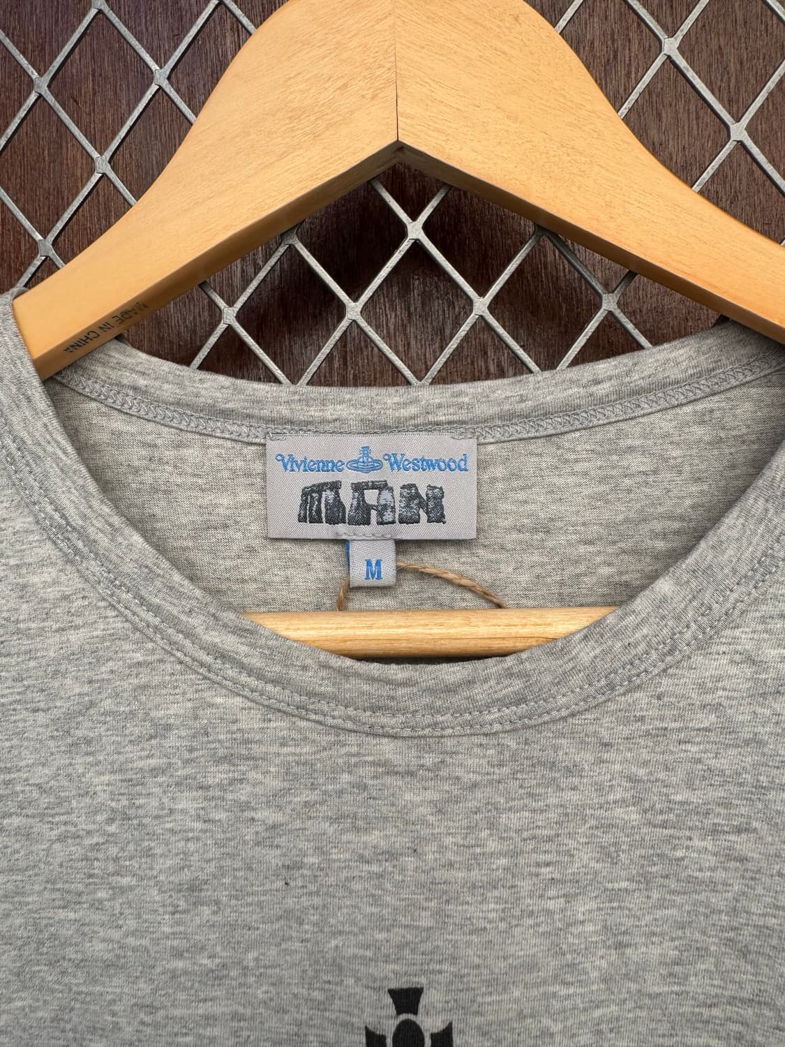 비비안웨스트우드 사자 그래픽 프린팅 그레이 반팔 티셔츠 M 상품이미지3