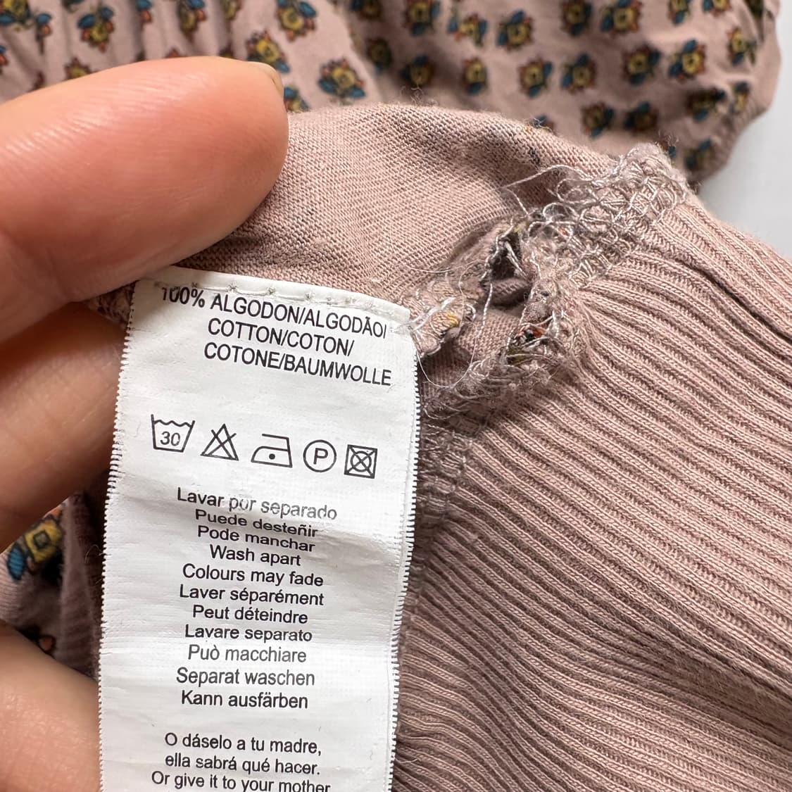 Natura 패턴 에스닉 페어리 반팔 탑 JPN 상품이미지4