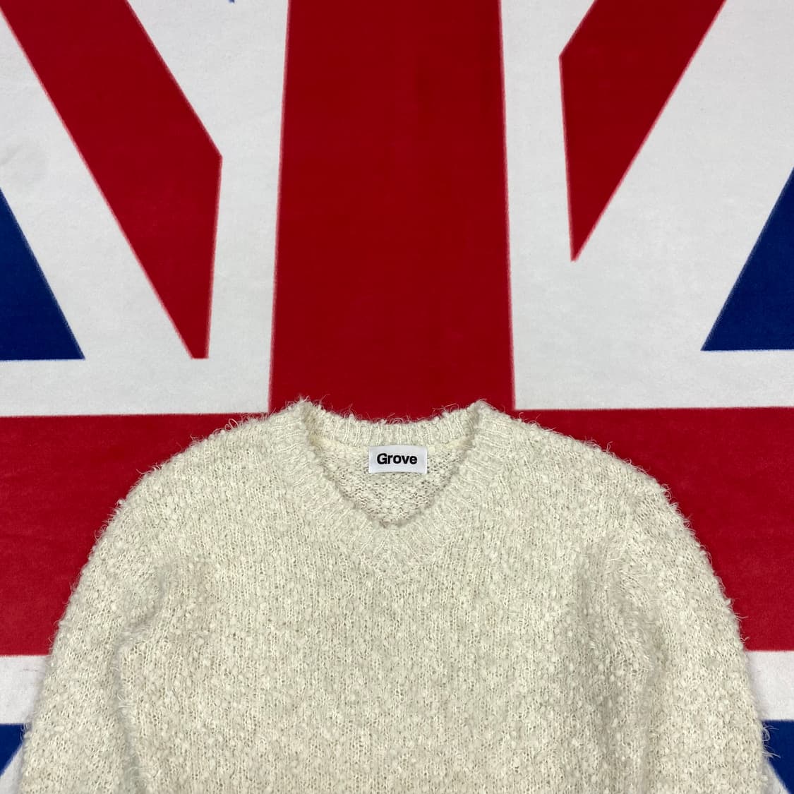 그로브 니트 실측 여성55 상품이미지2